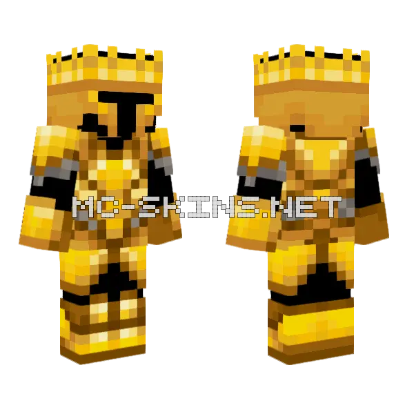 The Other King Minecraft skin, front and back