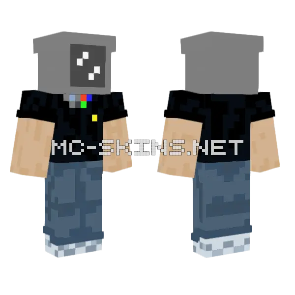 The Pepepou Skin Minecraft skin, front and back
