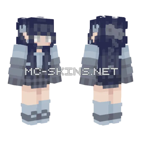 The Phantom One Minecraft skin, front and back