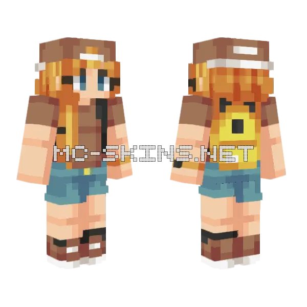 The Prime Of Summer Te Minecraft skin, front and back