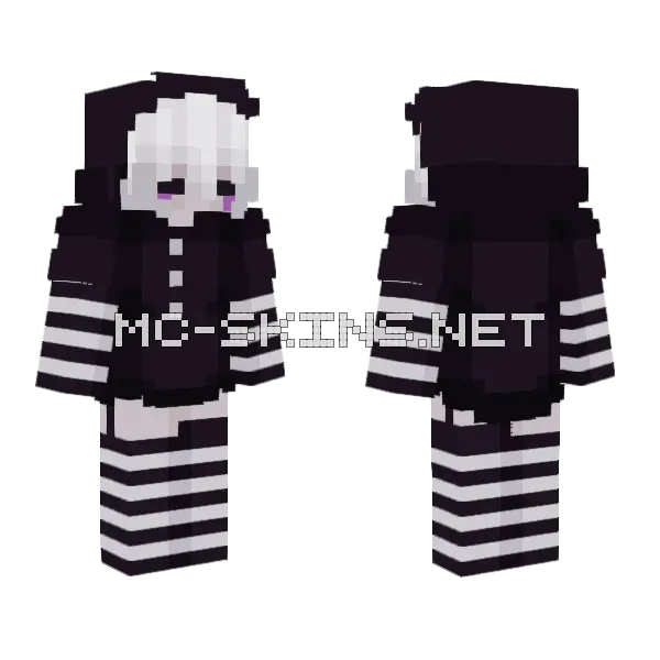 The Puppet Minecraft skin, front and back
