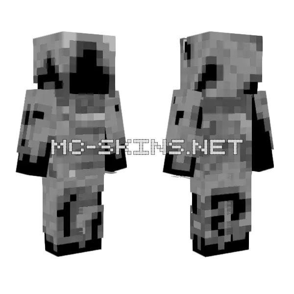 The Reaper Skin Minecraft skin, front and back
