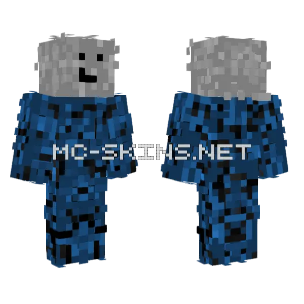 The Rock Skin Minecraft skin, front and back