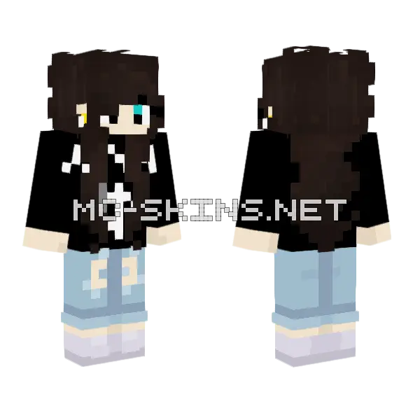The Second Story Continues Minecraft skin, front and back