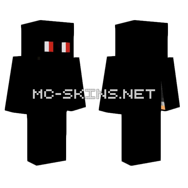 The Shadow Air Minecraft skin, front and back