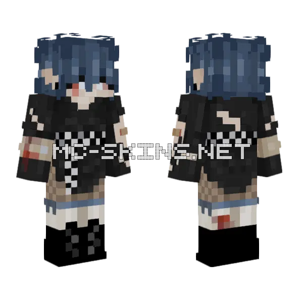The Smallest Of Pains Minecraft skin, front and back