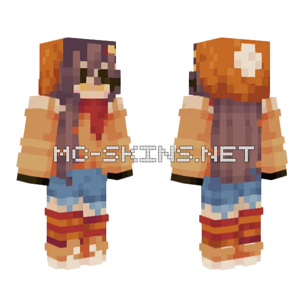 The Smell Of Mushrooms Minecraft skin, front and back