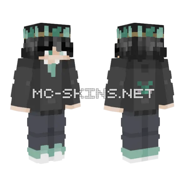 The Story of the Frog Prince Minecraft skin, front and back