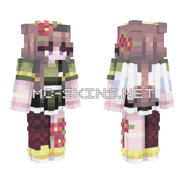 The Summoning Minecraft skin, front and back
