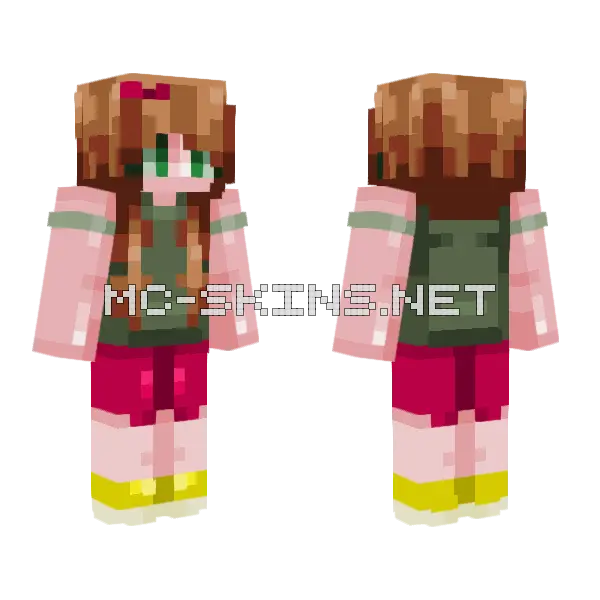 The Sun Is Getting Real Low Minecraft skin, front and back