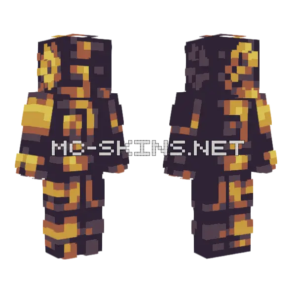 The Tell Tale Heart CE Minecraft skin, front and back