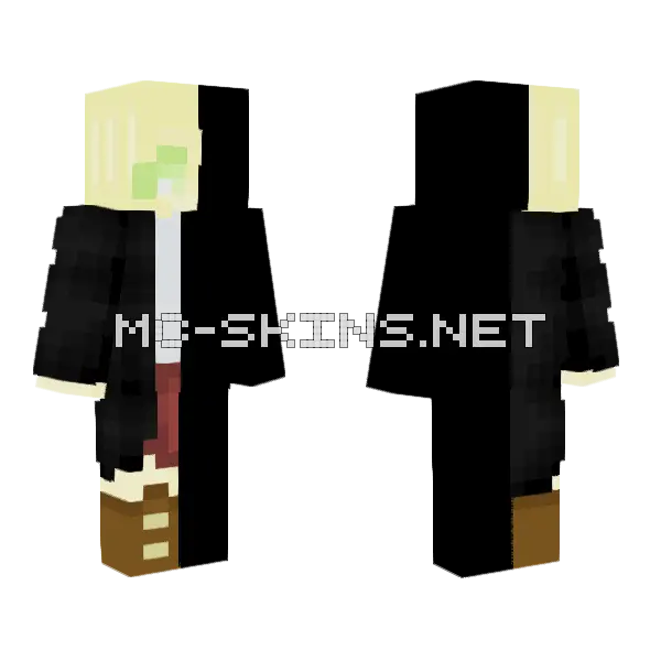 The Tortured Poet Collab Minecraft skin, front and back