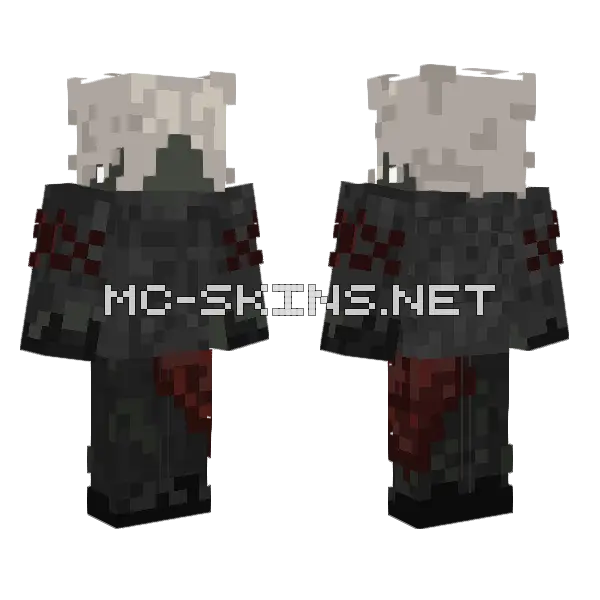 The Unknown Minecraft skin, front and back