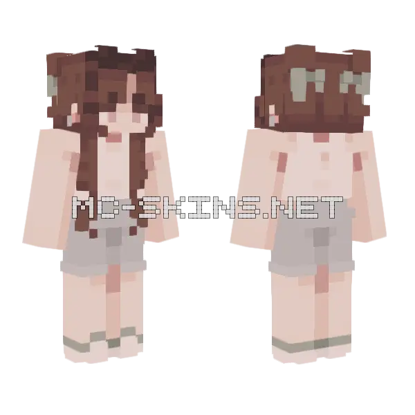 The Valley Comes Alive Minecraft skin, front and back