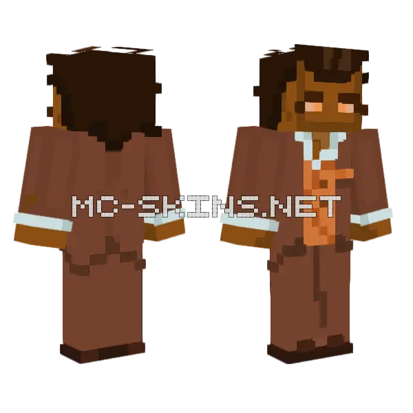 The Vampire Armand Minecraft skin, front and back