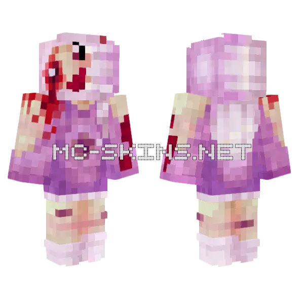 The Vein Puppeteer Minecraft skin, front and back