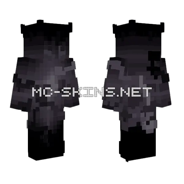 The Void Had An End Minecraft skin, front and back