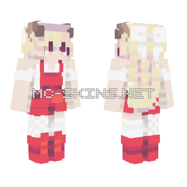 The Way To Dawn OC Minecraft skin, front and back