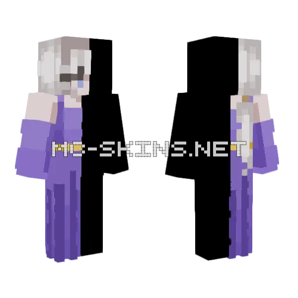 The Witching Hour Collab Minecraft skin, front and back