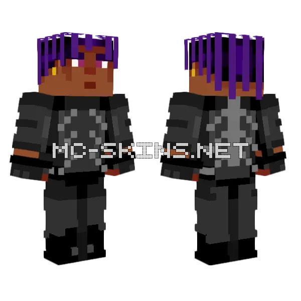 The Wither One Minecraft skin, front and back