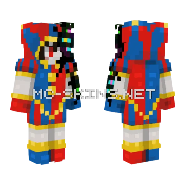 The Worst Thing You Can Do Minecraft skin, front and back