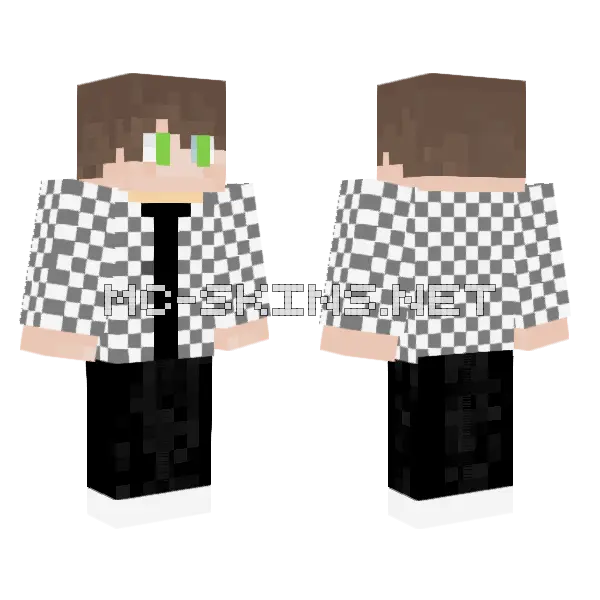 Theactuallbill Minecraft skin, front and back