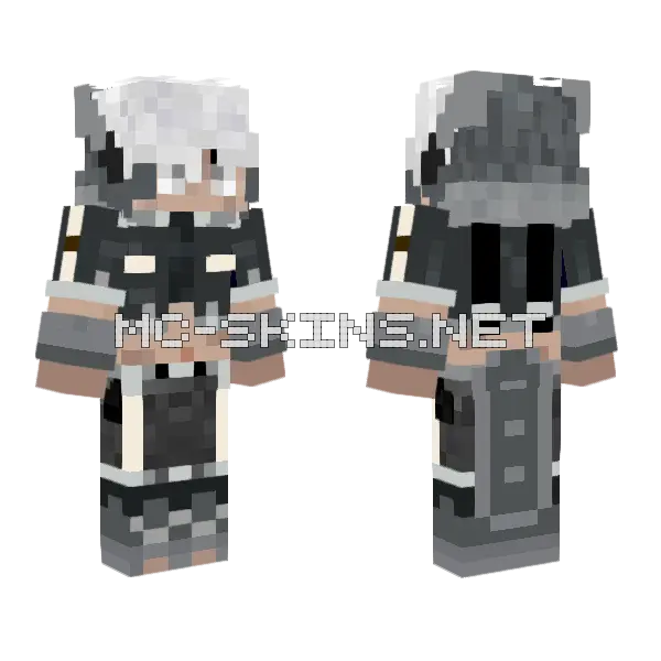 Theduckygod Art Fight Minecraft skin, front and back