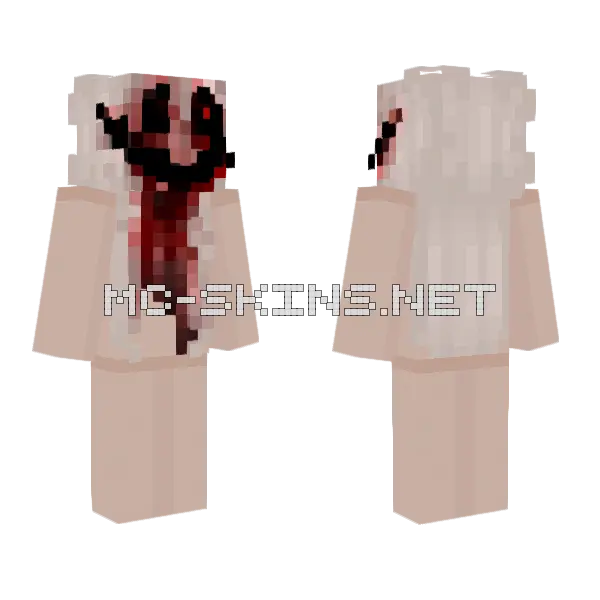 Thehorrors Skin Template Minecraft skin, front and back