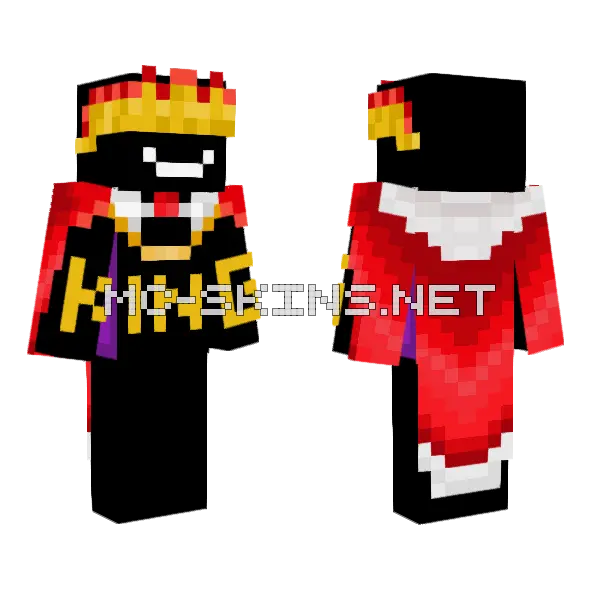 Theinvisible244 Clown Skin Minecraft skin, front and back