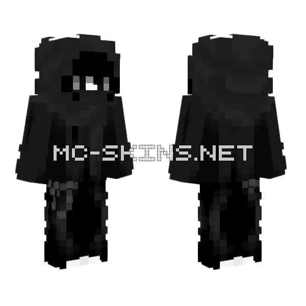 Theluffy Minecraft skin, front and back