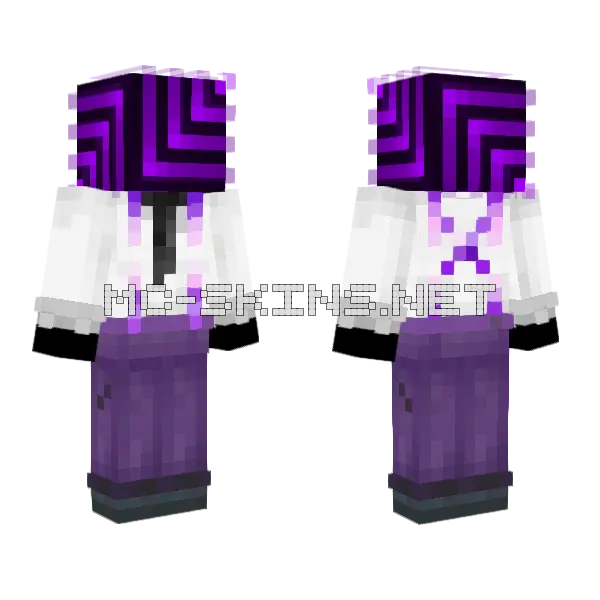 Themilkrtule7 Minecraft skin, front and back