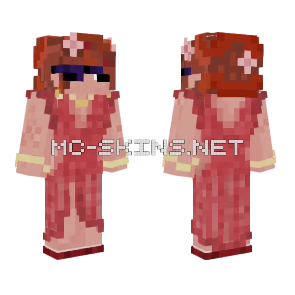 Theo In A Sundress Minecraft skin, front and back
