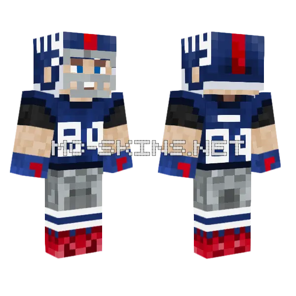 Theo Johnson MFL Minecraft skin, front and back