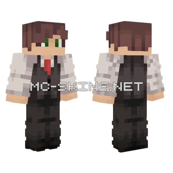 Theo Shadis Suit, front and back