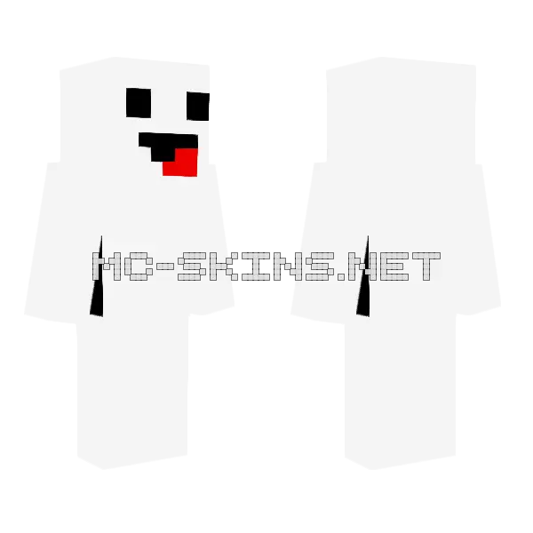 Theodd1sout Skin Minecraft skin, front and back