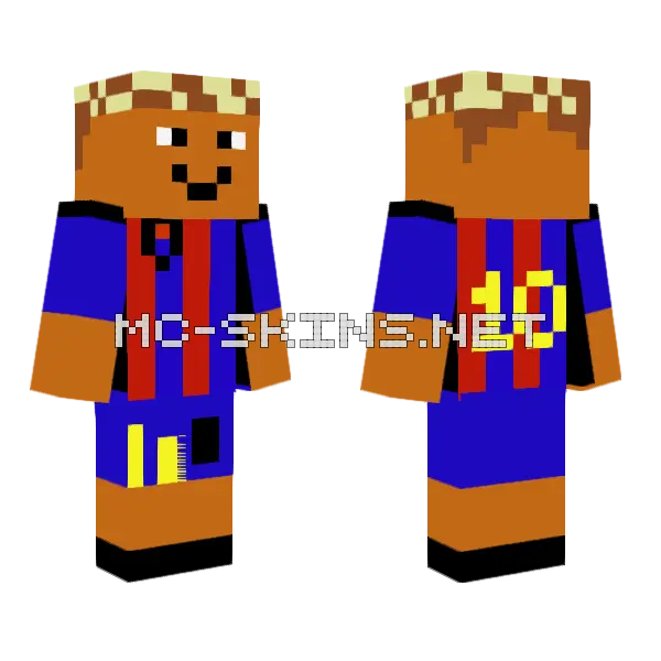 Theodore Minecraft skin, front and back
