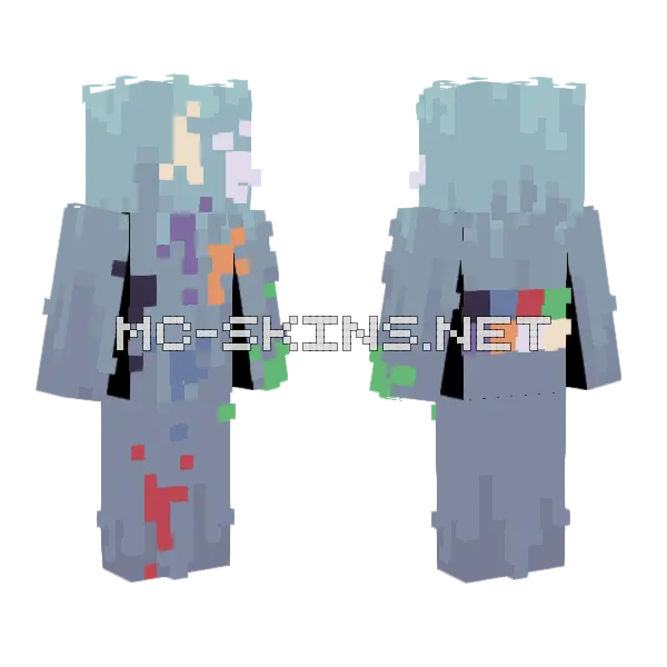 There Goes My Mind Minecraft skin, front and back