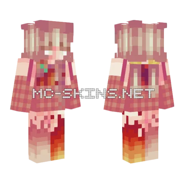There Is No Escape Minecraft skin, front and back