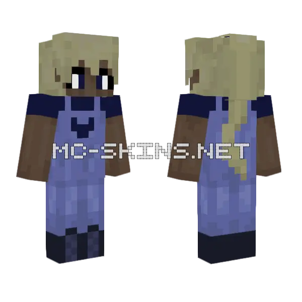Therese Enderland Minecraft skin, front and back