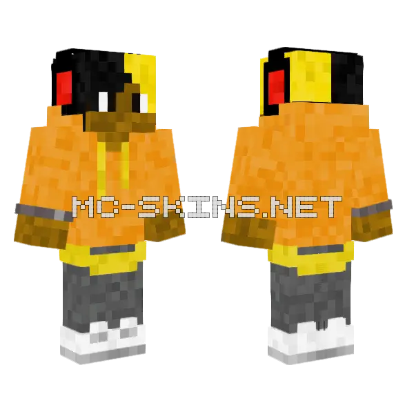 Thewannogamer Minecraft skin, front and back