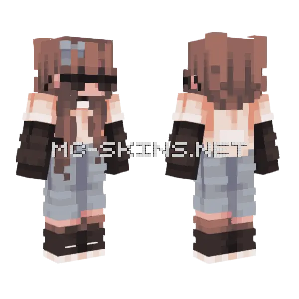 Thimk Minecraft skin, front and back