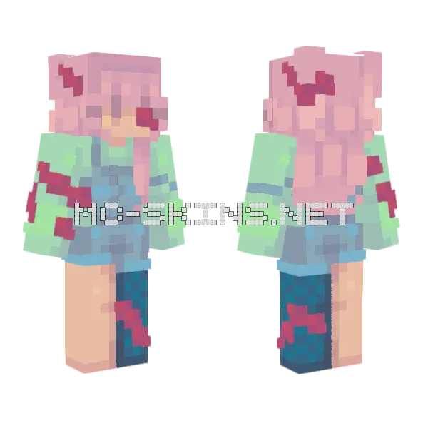 This Feeling Te Minecraft skin, front and back