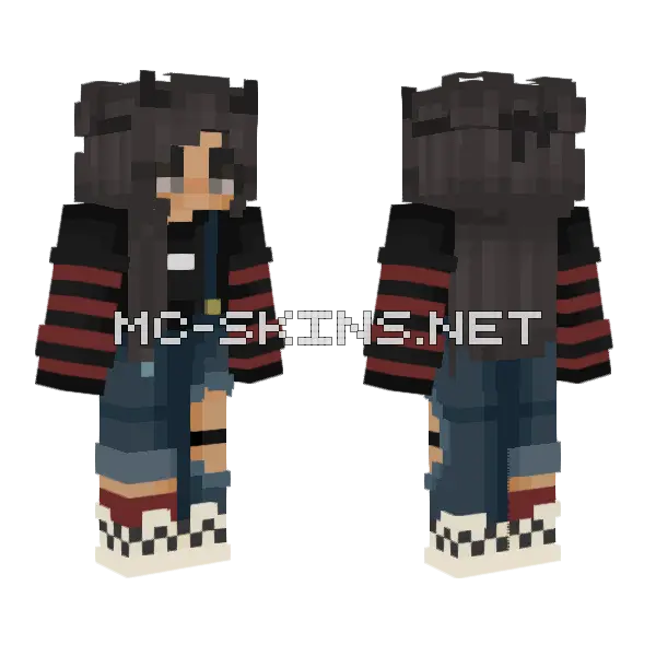 This Is For Me Minecraft skin, front and back