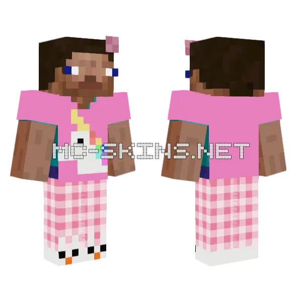 This Is Fun Minecraft skin, front and back