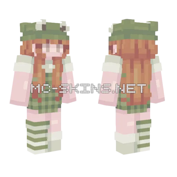 This Side Of Paradise Minecraft skin, front and back
