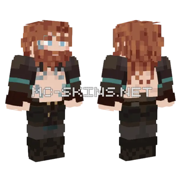 Thor Nrdico Minecraft skin, front and back