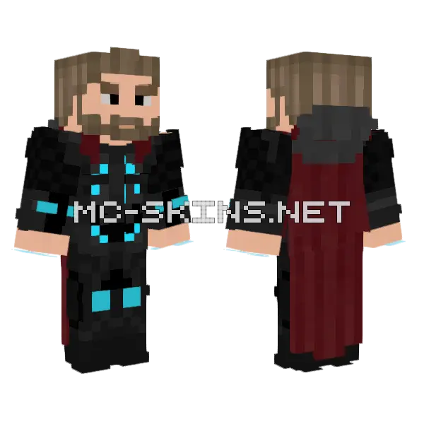 Thor Skin Minecraft skin, front and back