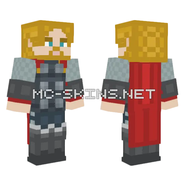 Thor Skin Minecraft skin, front and back