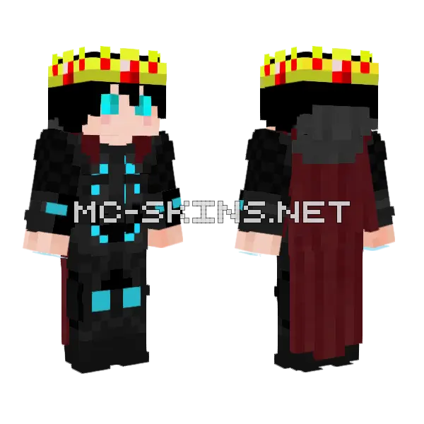 Thorllino Minecraft skin, front and back