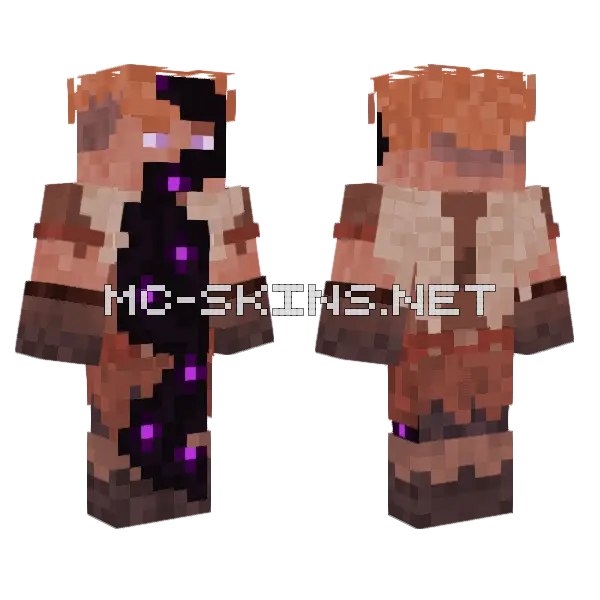 Thorvoid Minecraft skin, front and back